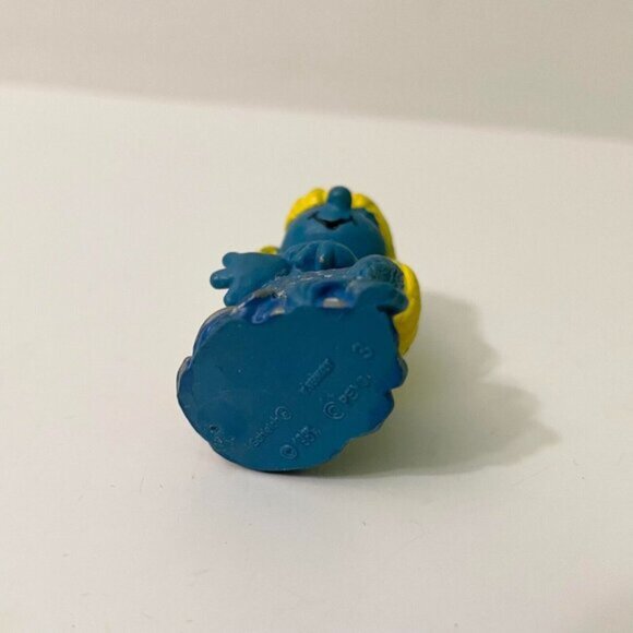 Vtg Mermaid Smurfette Smurf Figure PVC Display Smurfs Toy Schleich W Germany - Picture 8 of 14